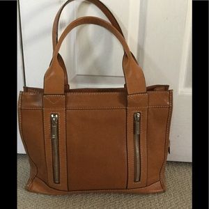 Michael Michael Kors..Leather Shoulder Bag..Camel