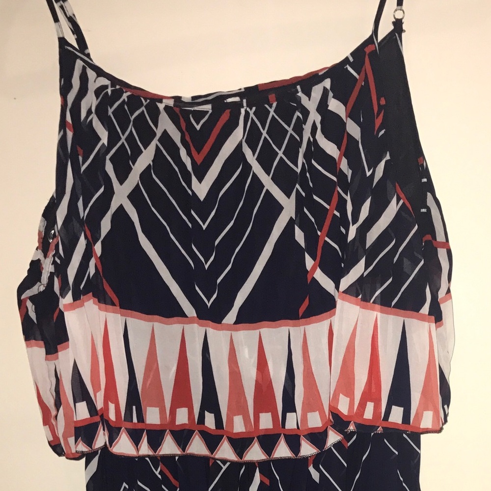 Red white and blue plus maxi dress *NEW*