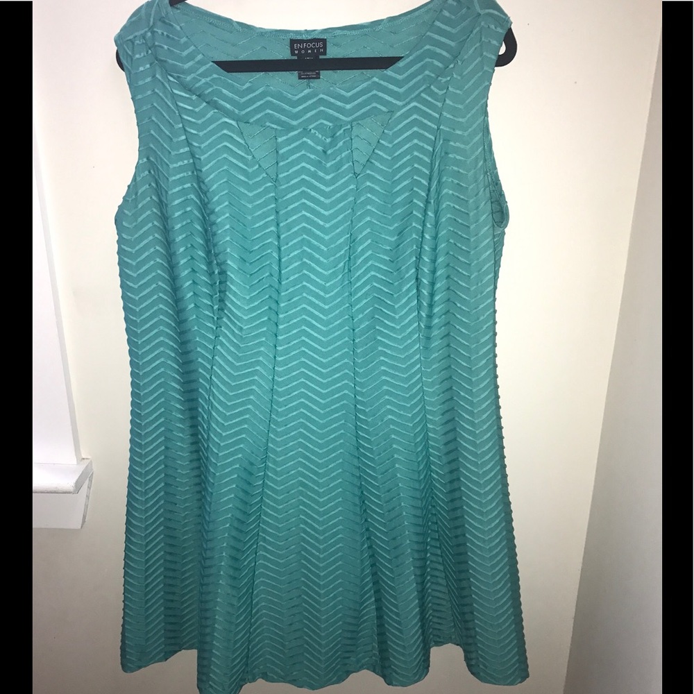 *NWOT* Turquoise plus size dress