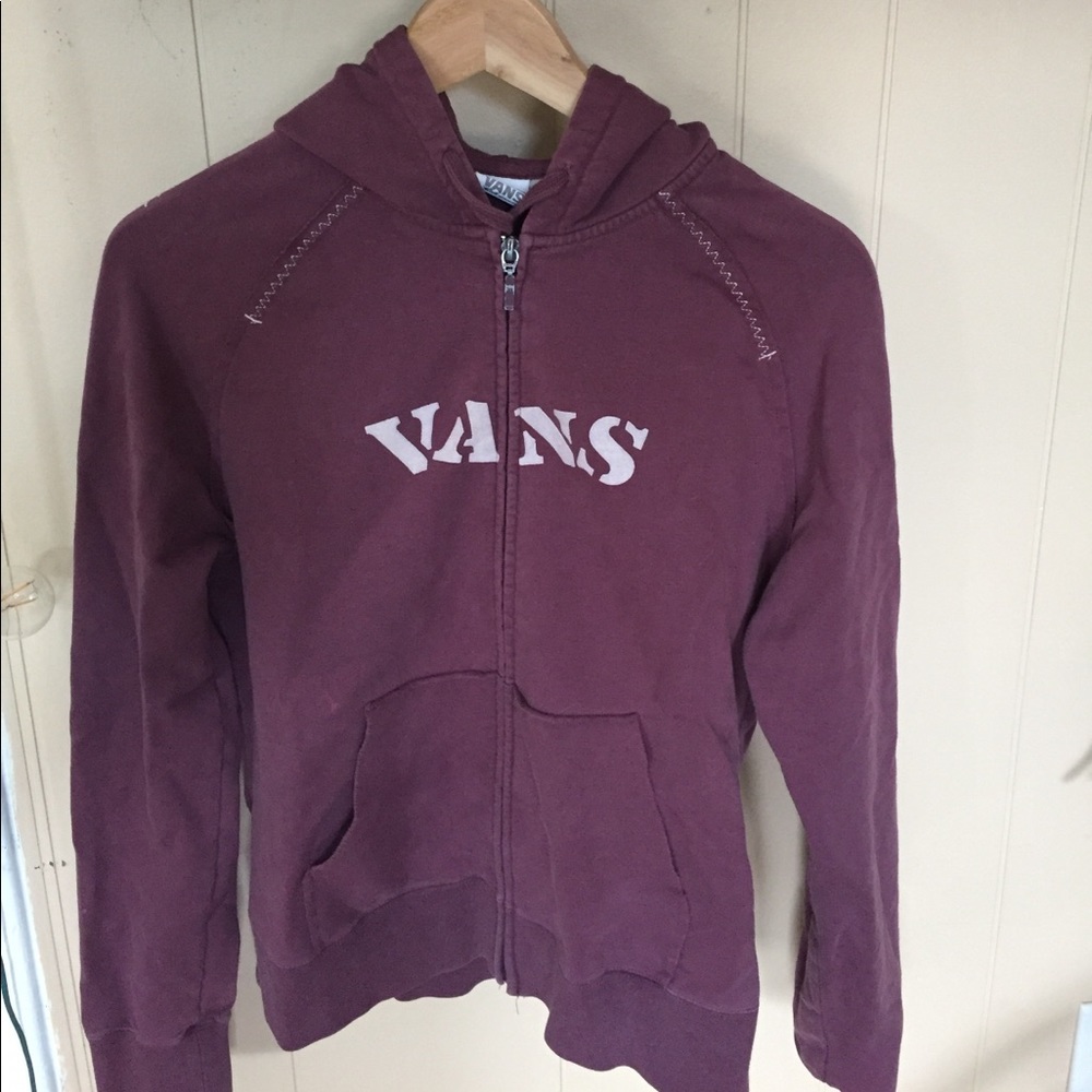 Vans zip-up hoodie