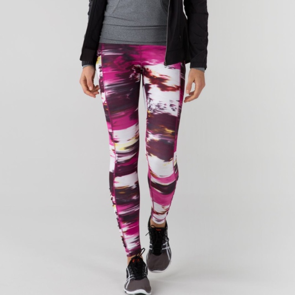 Lululemon Pigment Wind Berry Rumble Speed Tights