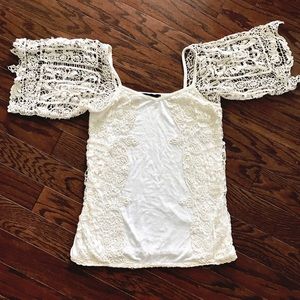 Hazel by Anthropologie Lace Top