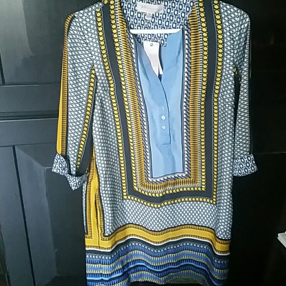 Philosophy  dress xs geometric print