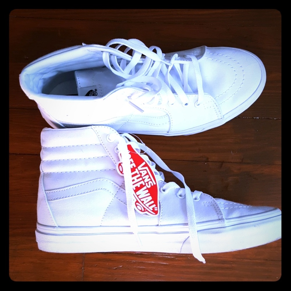 White Vans NWT