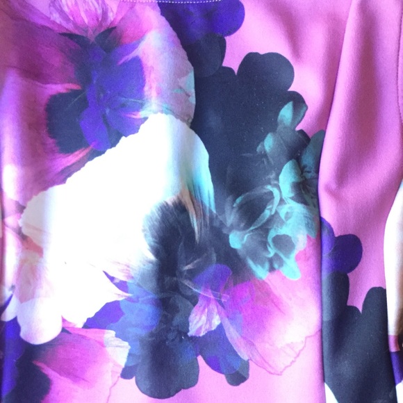 Sleeveless Orchid Purple Fit and Flare Dress. - Picture 4 of 4