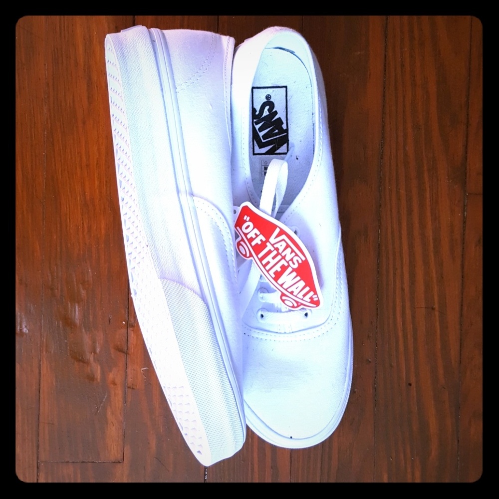 White Vans NWT
