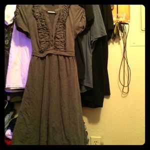Grey knee length dress