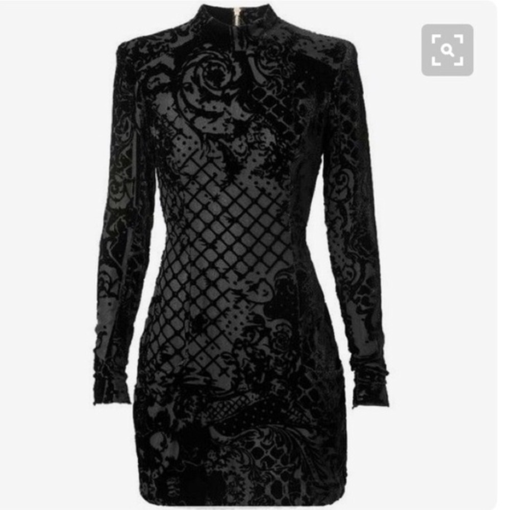 NEW Balmain Velvet Dress