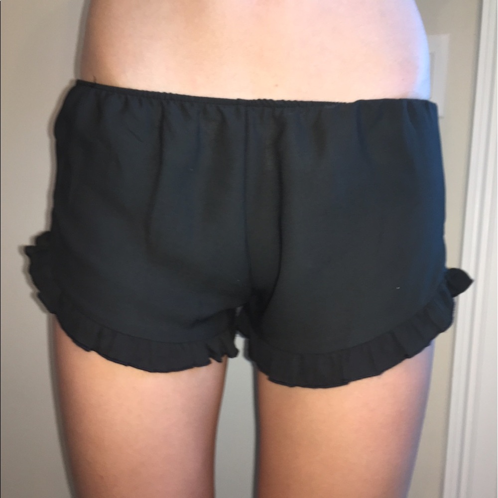 Semi-Sheer Brandy Melville Ruffle Shorts