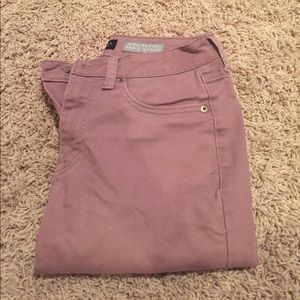 Purple skinny jeans