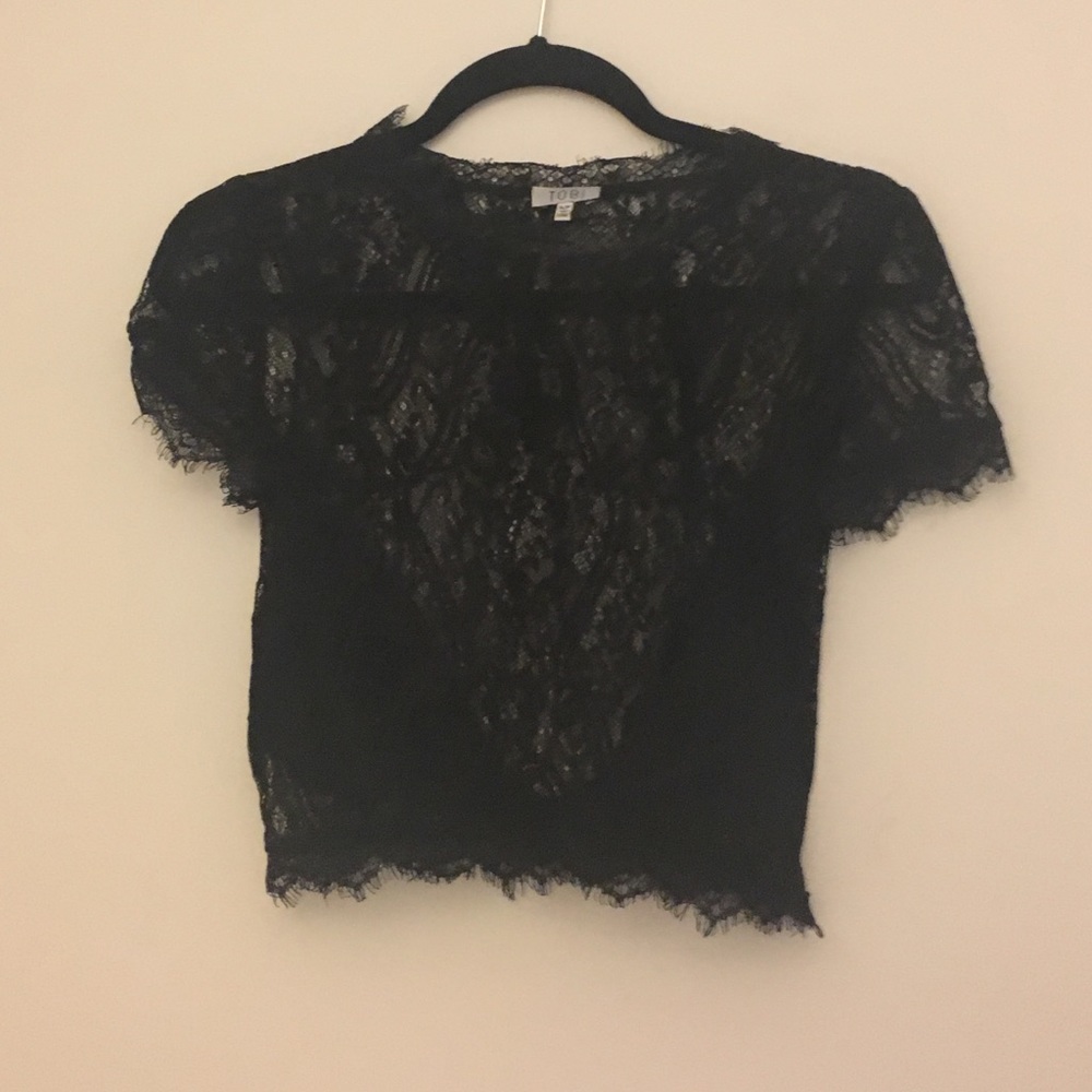 Lace crop top