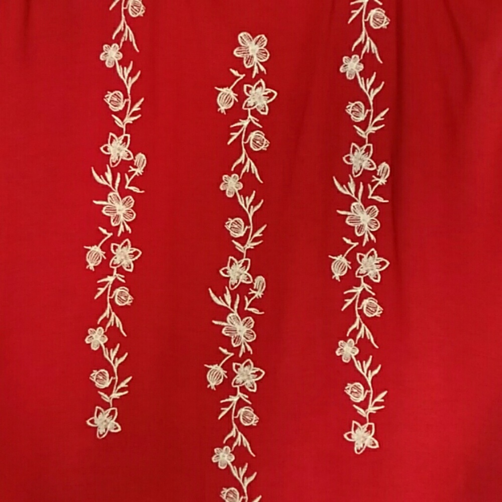 SOLD  NWT Maurice's Embroidered Braid Trim Tank - Picture 2 of 6
