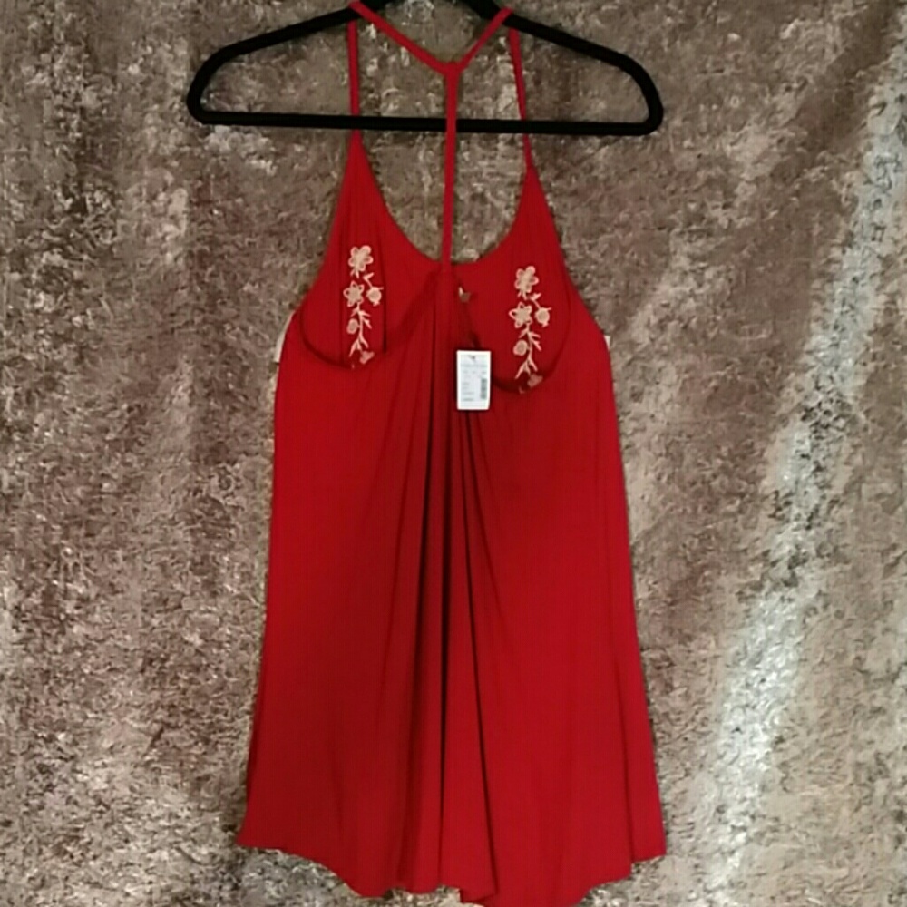 SOLD  NWT Maurice's Embroidered Braid Trim Tank - Picture 4 of 6