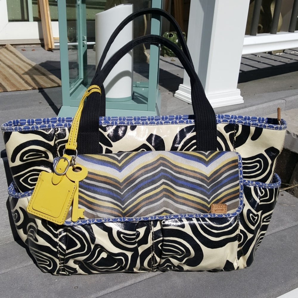 Fossil keyper tote/attache
