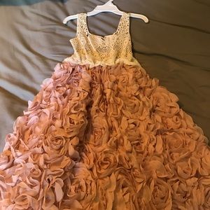 Girls Rose Dress
