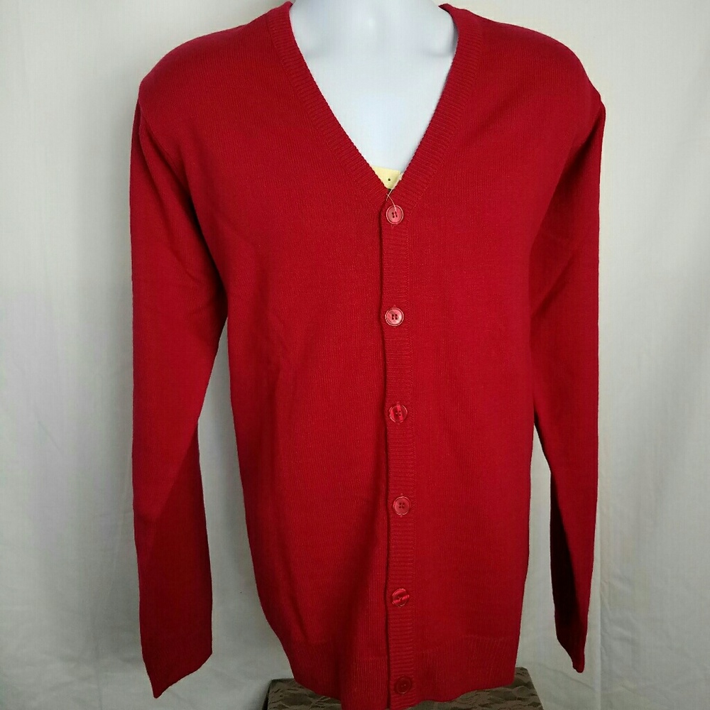 Harriton Mens Cardigan Medium