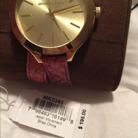 ⚡️New! Michael Kors Slim runway/wrap leather watch - Picture 7 of 7