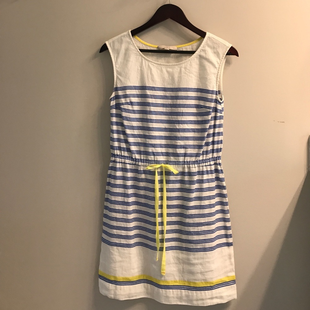 Yellow & Blue Loft dress