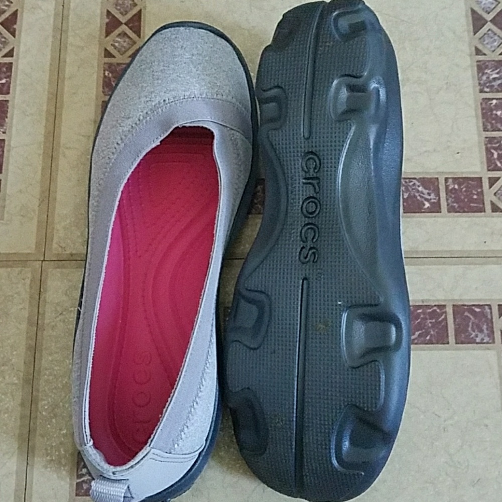 Croc Busy Day Heathered Flat