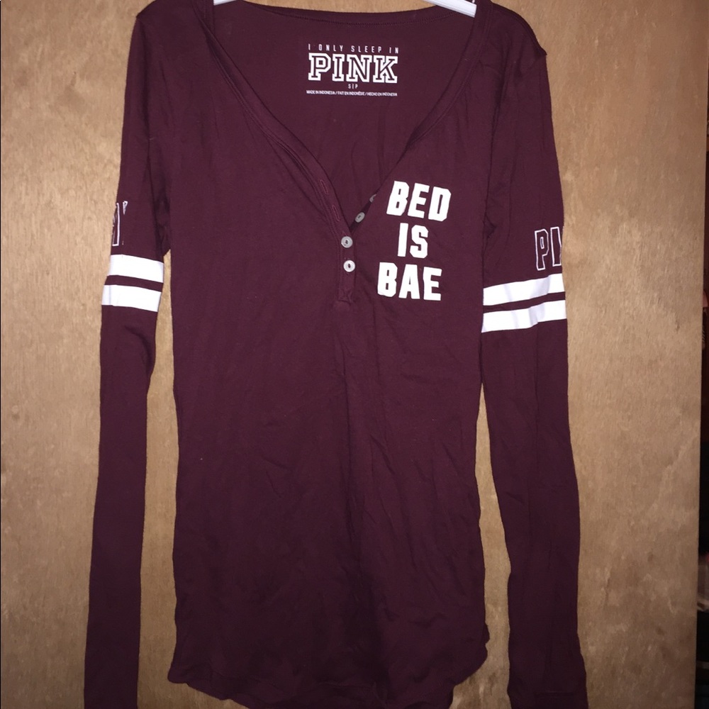 NBWT VS Pink Long-Sleeve Sleepwear