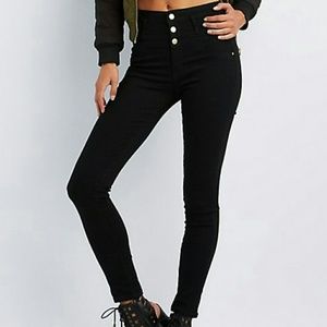 Charlotte Russe Black High waist jeans