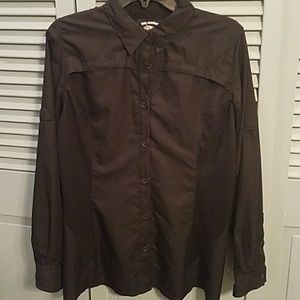 Black Reel Legends fishing shirt women's