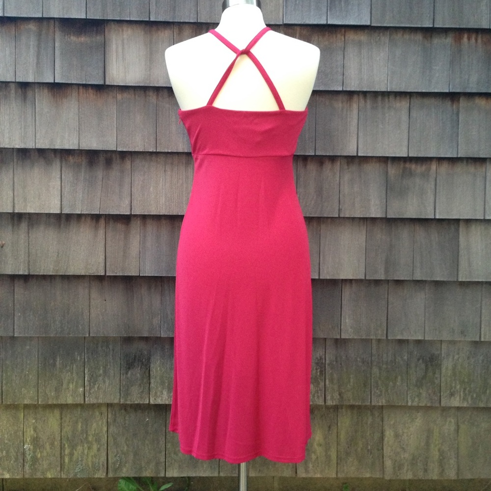 NWT Ann Taylor LOFT salmon dress w/keyhole - Picture 4 of 7
