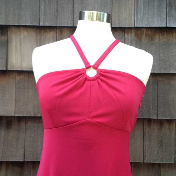 NWT Ann Taylor LOFT salmon dress w/keyhole - Picture 2 of 7