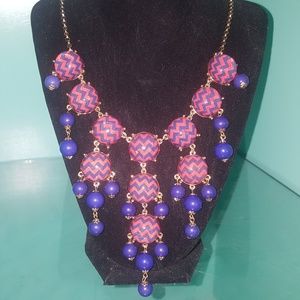 🆕️Blue & Orange Fashion Necklace