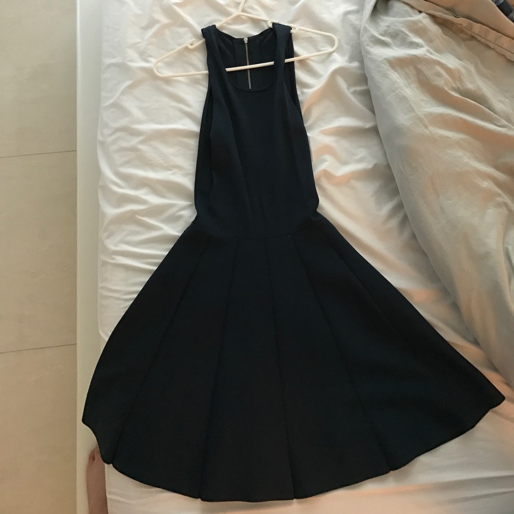 Parker navy bandage dress
