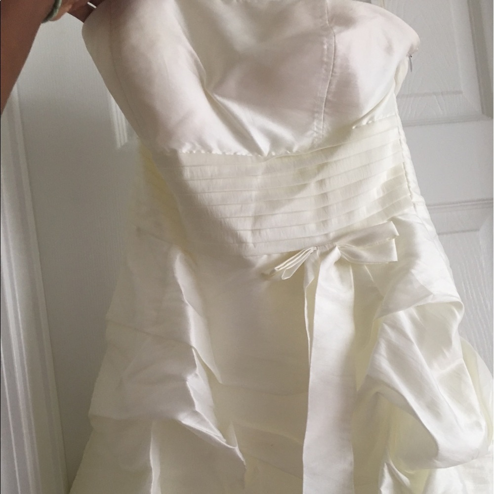 White formal dress