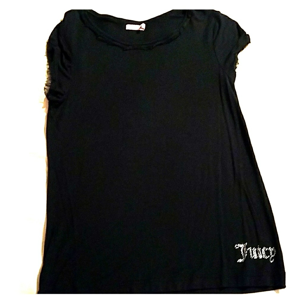 Juicy black tee