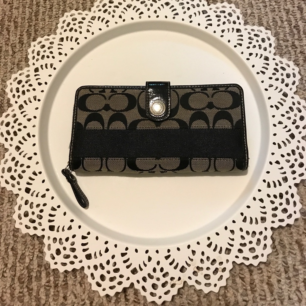 Black Coach wallet