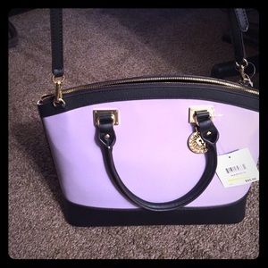 Anne Klein lavender and black purse💕💜