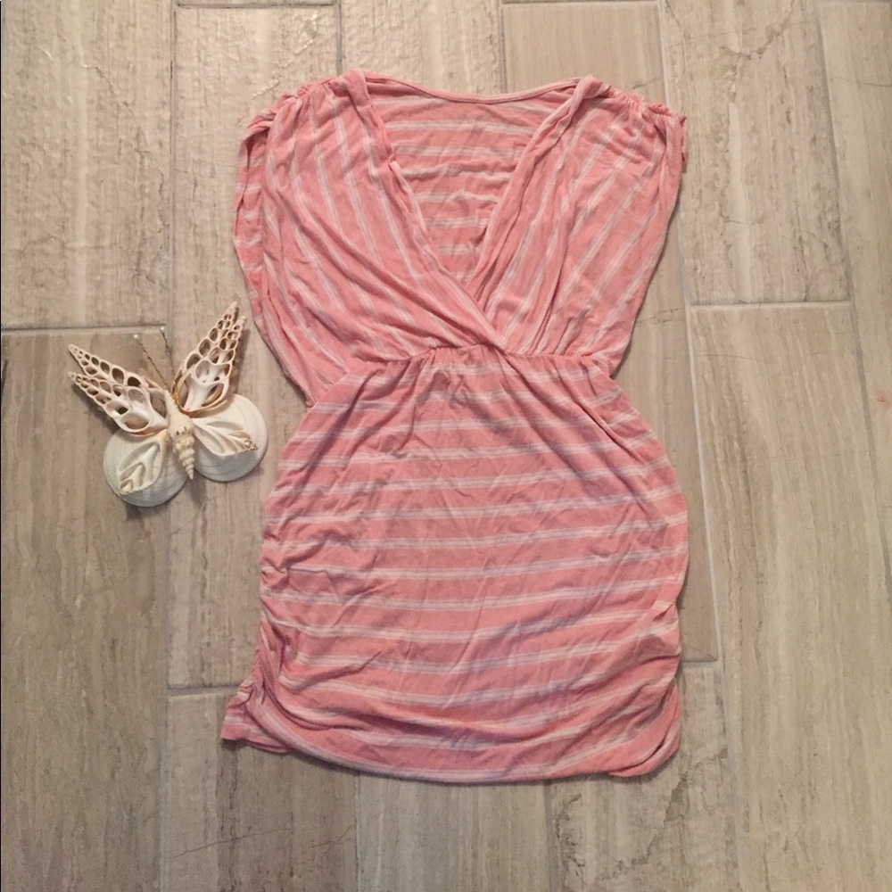 Pink maternity/ nursing shirt