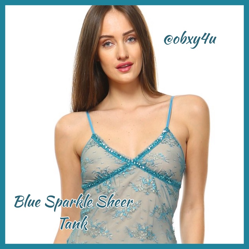 ⭐️Blue Camisole Tank Top⭐️
