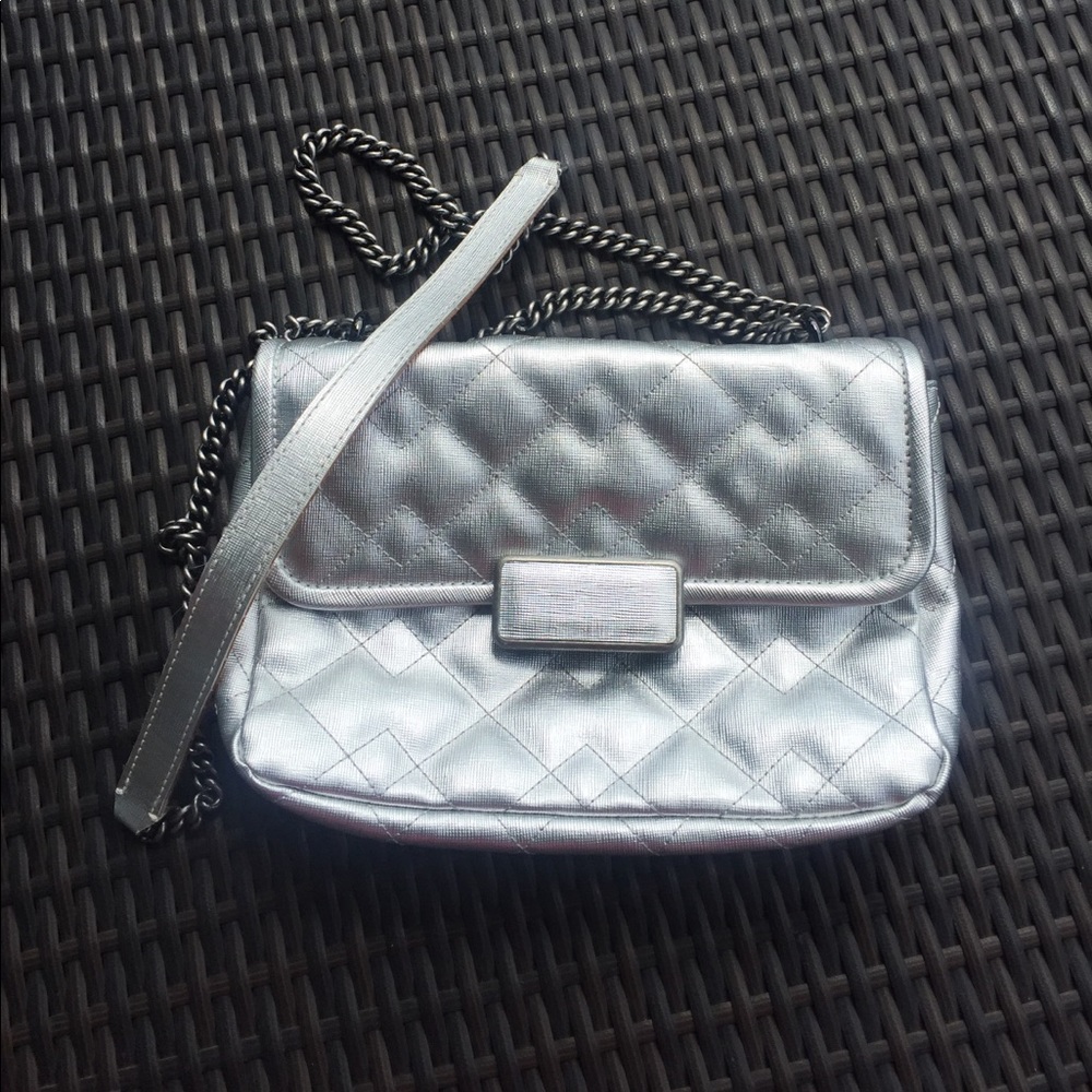 Marc by Marc Jacobs Metallic Quilted Crossbody Bag
