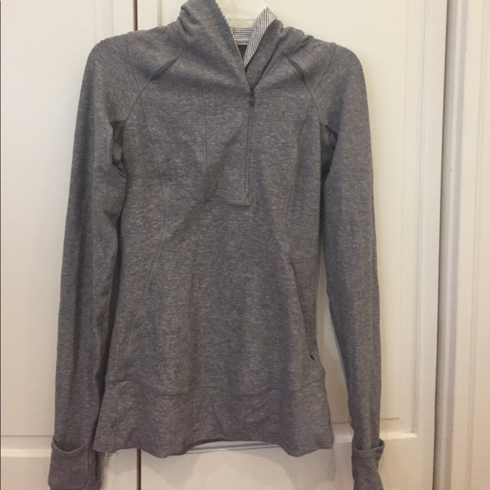Think Fast Grey Lululemon Pullover