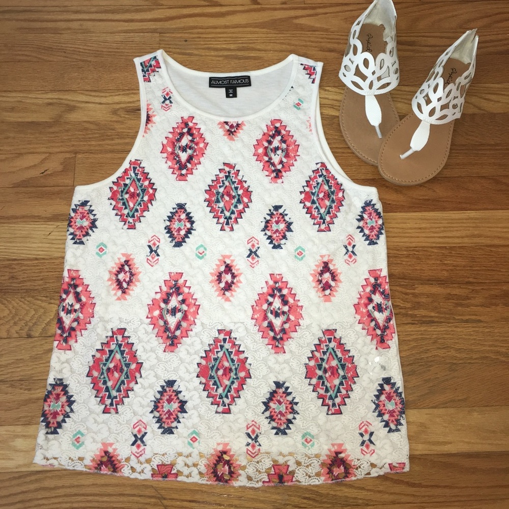 Crochet crop tank