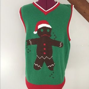 Mens ugly Christmas sweater vest