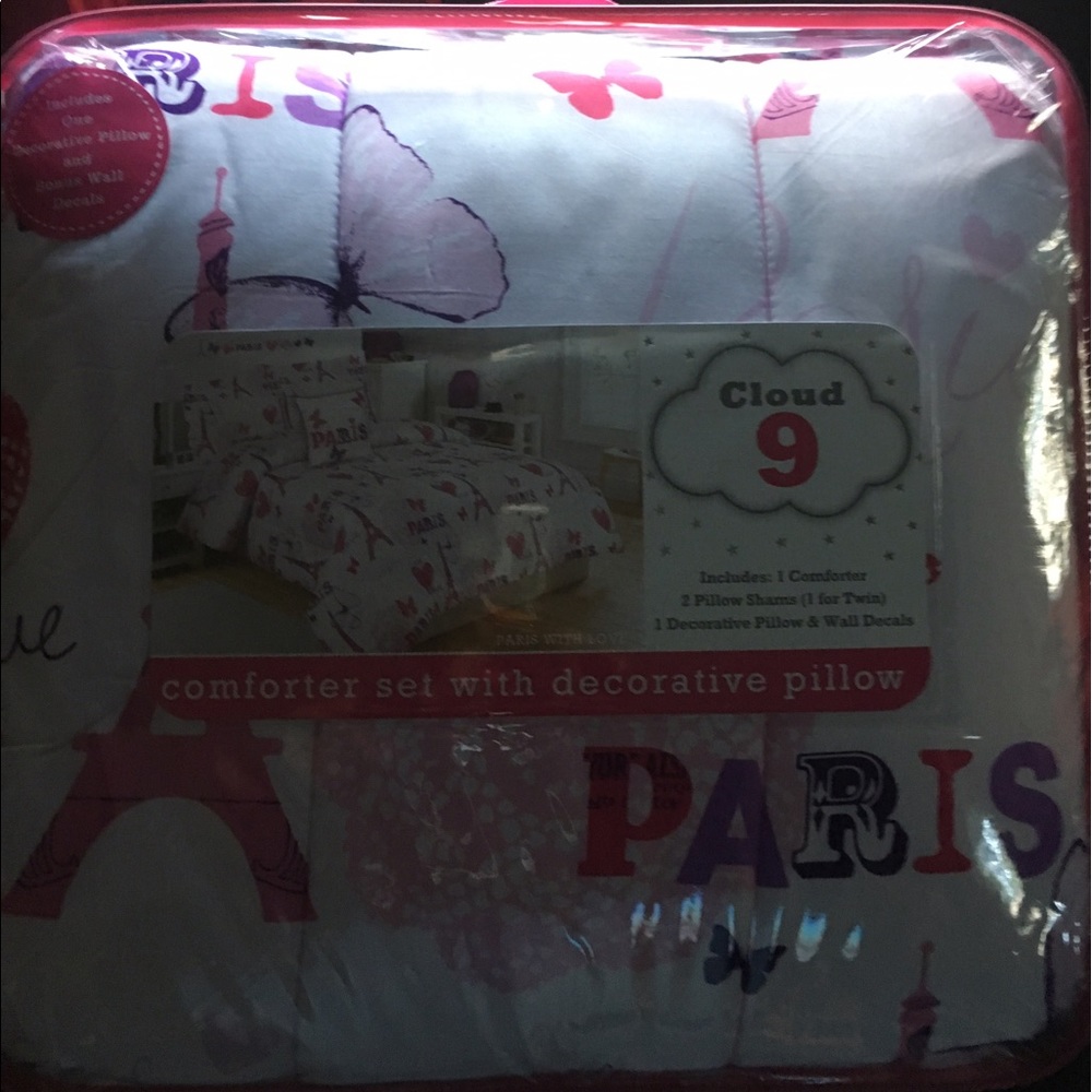 Paris Twin Comforter set