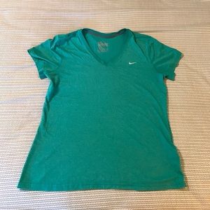 Nike Teal/Green dri fit t shirt