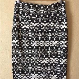 LuLaRoe Aztec Print Pencil Skirt