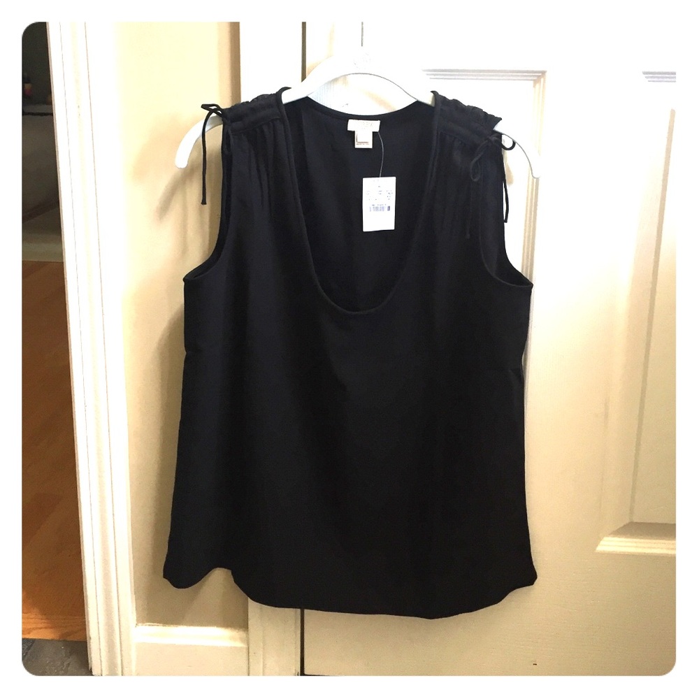 J. Crew shoulder tie cami top