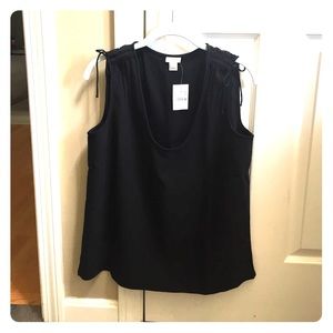 J. Crew shoulder tie cami top