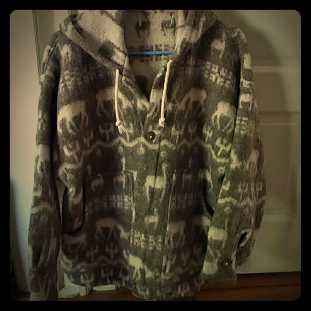 Vintage Wool Peruvian Coat