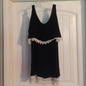 Beautiful Black Dress with Lace detail