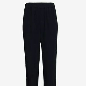 A.L.C Black Side Snap Crepe Pants