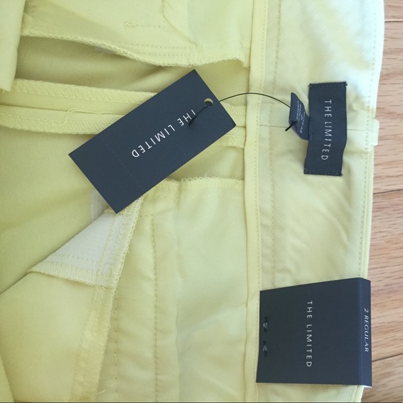 NWT size 2 yellow The Limited pencil pant - Picture 4 of 5