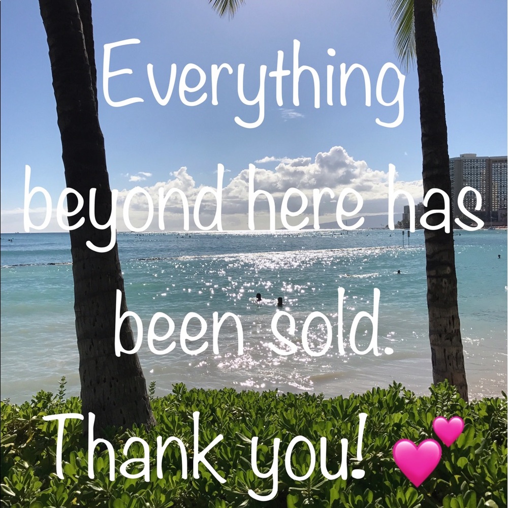 Everything beyond here has been sold